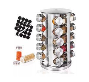Condimenteros Especiero Giratorio de Cocina con 20