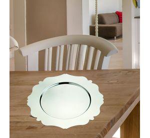 Set de 3 Plato Base Decorativo 33cm Eventos Mesa Jhn