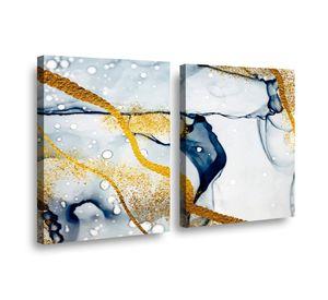 Canvas duo Mar dorado 70x50cm.