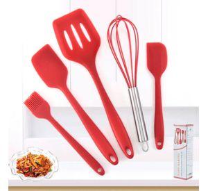 Set 5 Utensilios Cocina Reposteria Antiadherente De Silicona