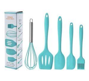 Set 5 Utensilios Cocina Reposteria Antiadherente De Silicona