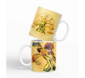 Taza Caballero Del Zodiaco - Libra Dorado D19 (320ml)