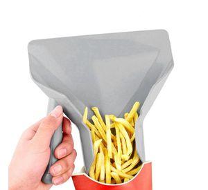 Poruña Plástica Papas Fritas Mango Izquierdo