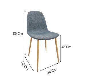 Silla Scoop Gris para Interior