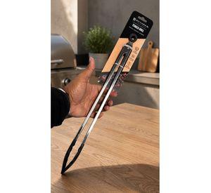 Pinza Parrillera Tenaza Para Asados Acero 40cm Profesional