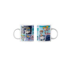 Tazones tazas blancas Cartoon Network Laboratorio de Dexter