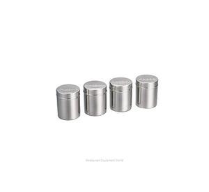 SET 4 ESPOLVOREADORES ACERO INOX CON RACK