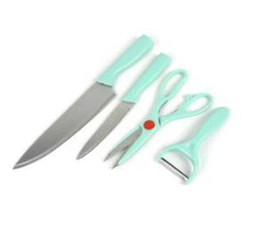 Juego De Cuchillos Pelador Y Tijeras 4 Piezas