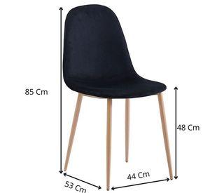Silla Scoop Negra para Interior