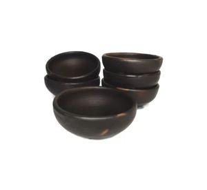 Pocillo o paila de greda, pack de 6 unidades