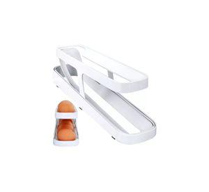 Huevera Organizador Dispensador De Huevos Automático