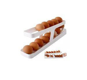 Huevera Organizador Dispensador De Huevos Automático