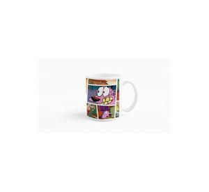 Tazones tazas blancas Cartoon Network Coraje Perro Valiente