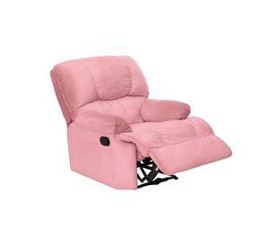 BERGERE PERUGIA RECLINABLE TELA VELVET PALO ROSA