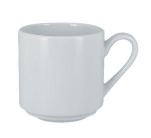 SET DE 6 TAZA PORCELANA BLANCO 23CC ACCES RAK