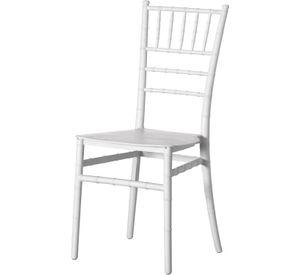 Silla Chiavari Apilable Para Comedor Terraza Eventos Blanca