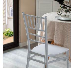 Silla Chiavari Apilable Para Comedor Terraza Eventos Blanca