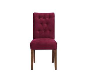 Silla Oviedo Tela Velvet Burdeo