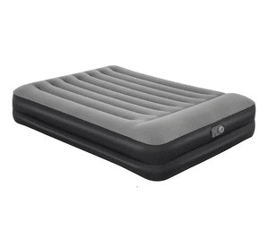 Colchon Inflable Electrico 2 Plazas Queen Negro