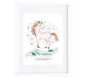 Set 3 Cuadros Unicornios 30X40