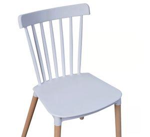Pack 6 Sillas Windsor para Comedor o Terraza Blancas