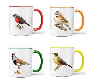 Set De 4 Tazones De Pájaros N°1