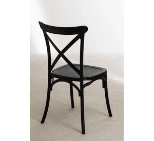 Pack 2 Sillas CrossBack Negra
