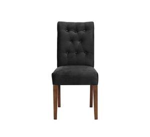 Silla Oviedo Tela Velvet Negro