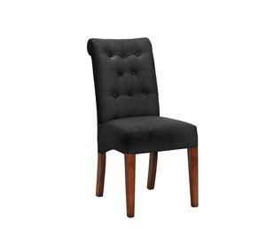 Silla Oviedo Tela Velvet Negro