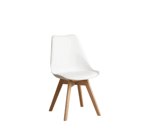 Silla Eames Acolchada Blanca