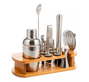 Kit De Utensilios De Coctelería C/coctelera De 750ml, 12 Pzs