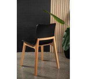 PACK 2 SILLAS COMEDOR MODELO SELENA COLOR NEGRO