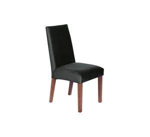 Silla Cadiz Tela Velvet Negro