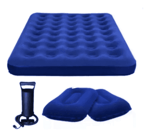 Colchon Inflable 2 Plazas Almohadas E Inflador