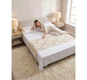 Piecera De Cama Boho Manta Tejida Decorativa P10