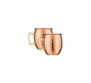 Pack 2 MUG Cobre Vasos Tragos Moscow Mule 500 ML