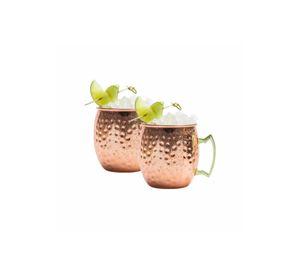 Pack 2 MUG Cobre Vasos Tragos Moscow Mule 500 ML