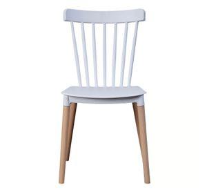 Pack 4 Sillas Windsor para Comedor o Terraza Blancas