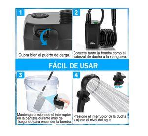 Ducha Portatil Camping 20l Recargable Con Pantalla Led