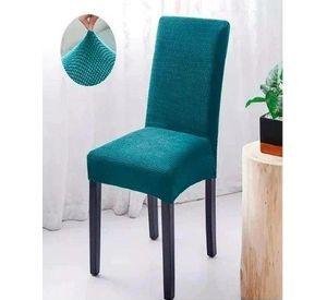 Funda Para Silla Cuadrille Elastizada Turquesa , Set de 6 fundas cuadrilla para sillas