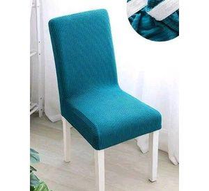 Funda Para Silla Cuadrille Elastizada Turquesa , Set de 6 fundas cuadrilla para sillas