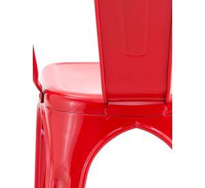 Silla Metal Tolix Rojo