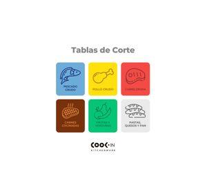 TABLA DE CORTE VERDE 51X38 CM