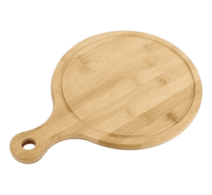 Tabla Para Picar Y Cortar De Madera Circular Enchapada 30cm