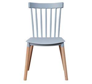 Pack 4 Sillas Windsor para Comedor o Terraza Gris