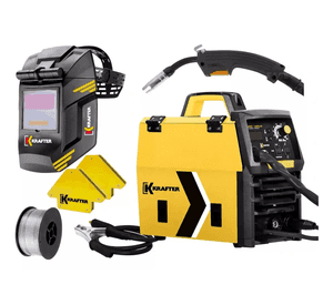 Kit Soldadora Krafter Megatec 120 Flux + Alambre + Accesorios