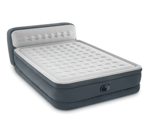 Colchón Inflable Eléctrico Intex 2 Plz 152x203x46 Cm // Bamo Gris