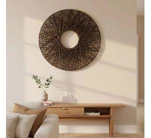 Aro Decorativo Pared Entrelazado Artesanal Moderno AJ
