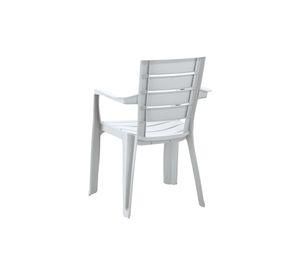 Silla de Terrraza con brazo Gris Baru Rimax