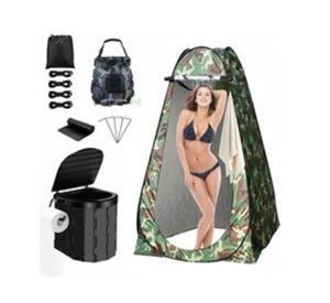 Set Esencial 3 En 1 Para Camping - Baño, Cambiador, Ducha Camuflado